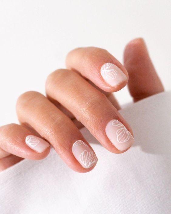 uñas para novias elegantes