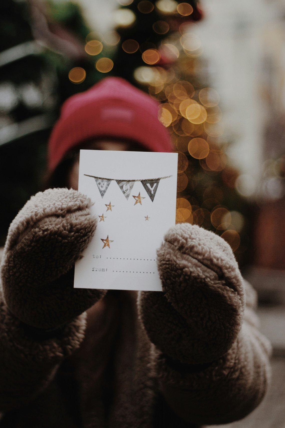 tarjetas de regalo de navidad
