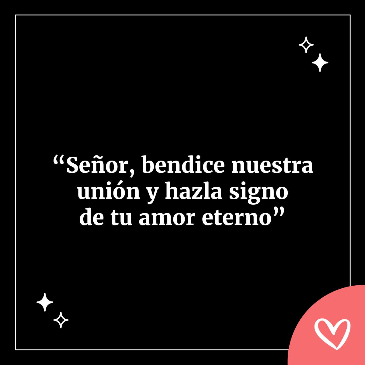 Oraciones para invitaciones de boda religiosa cortas