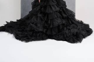 vestido de novia negro