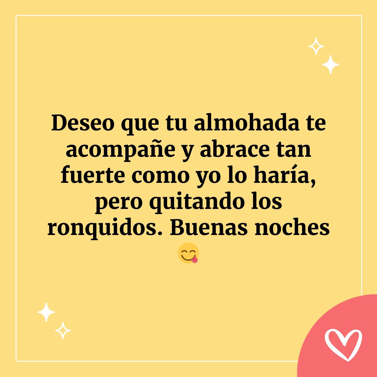 Frases de buenas noches graciosas