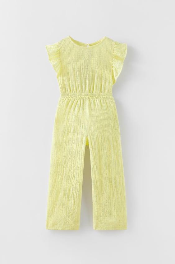 jumpsuit para niña de fiesta amarillo