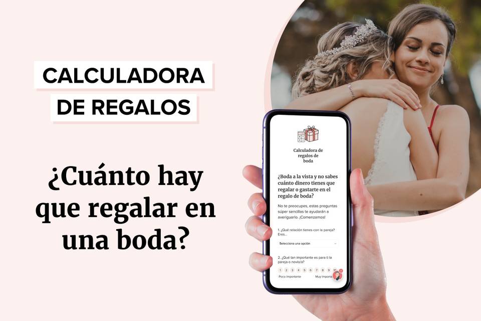 Calculadora de regalos para boda: ¿cuánto deberías de gastar?