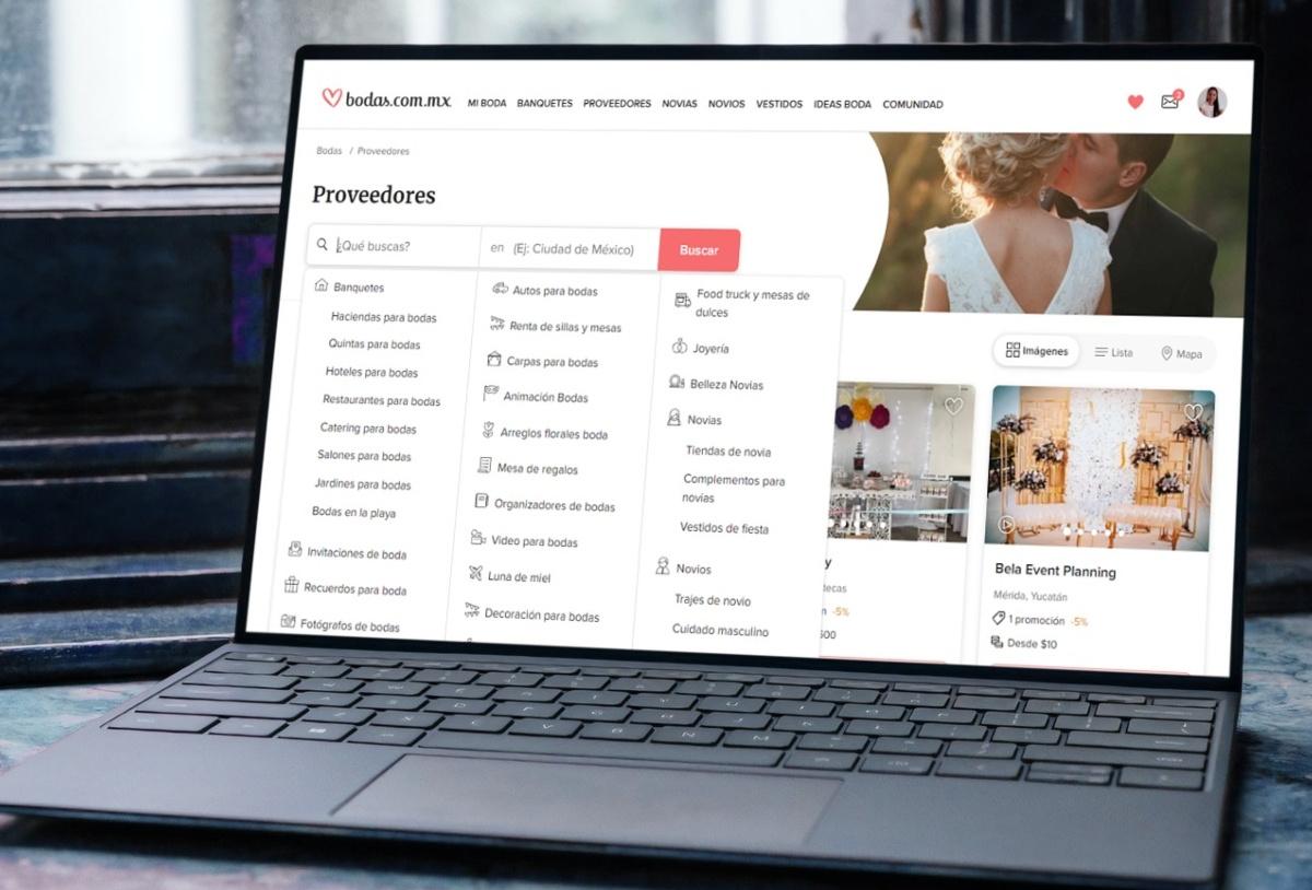 como buscar proveedores de bodas online