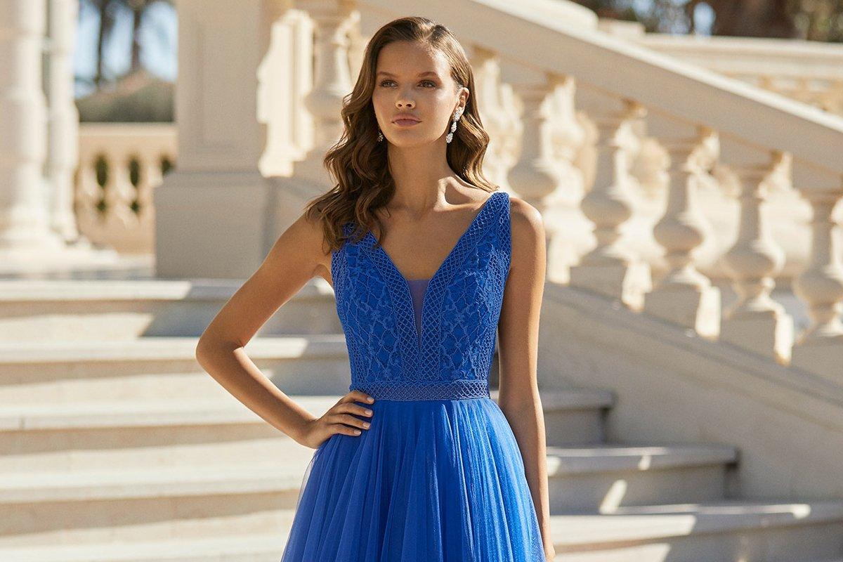 45 vestidos azules de fiesta para de invitada de infarto - bodas.com.mx