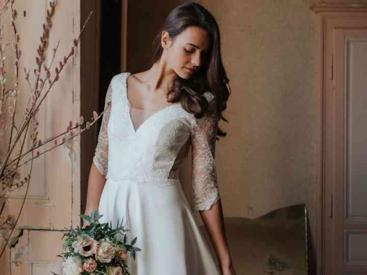 40 Vestidos De Novia Con Manga Tres Cuartos Ideales Para Todo