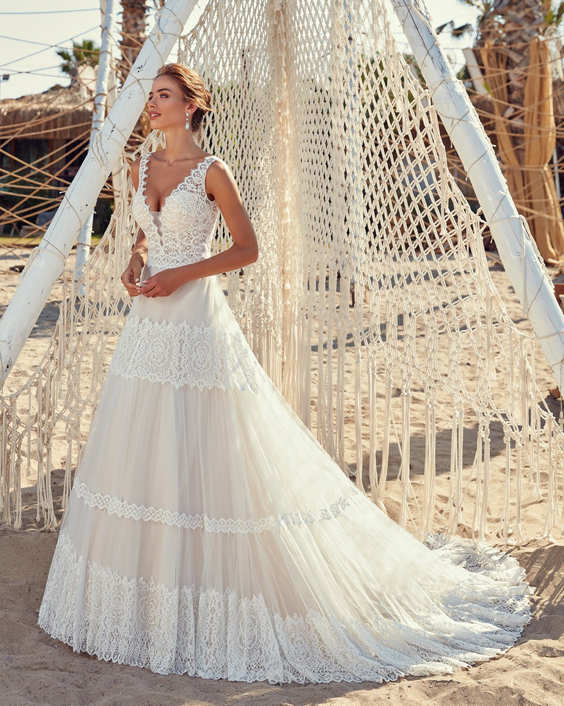 55 Vestidos De Novia Hippie Chic Para Un Look Lleno De Romance Y