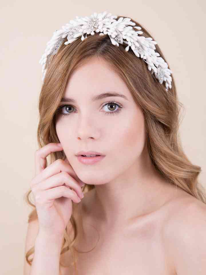 25 Tocados De Azahares Para Peinados De Novia Muy Romanticos Bodas Com Mx