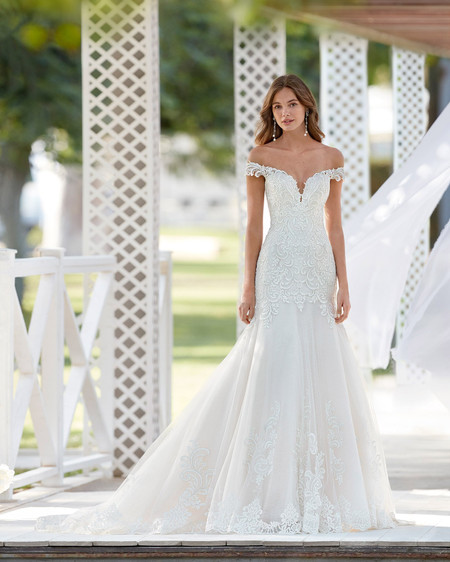 encaje vestido de novia