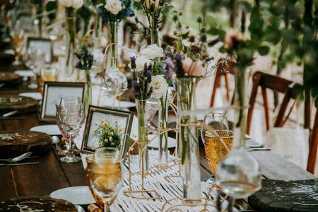 Centros de mesa de cristal para boda: 7 ideas inspiradoras