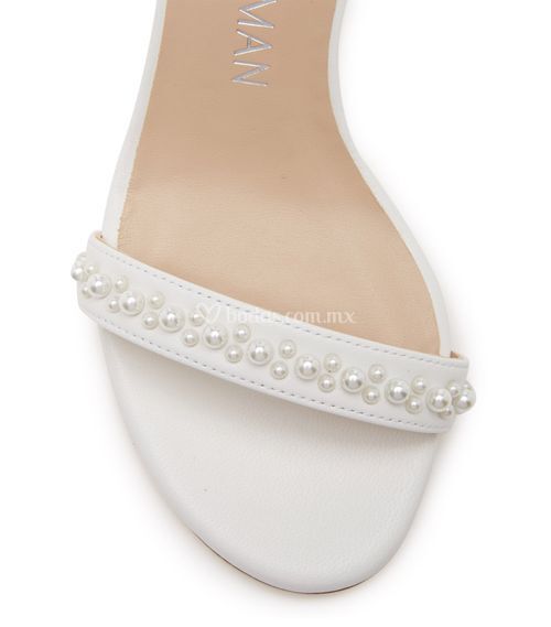 NEARLYNUDE DEMIPEARL SANDAL, Stuart Weitzman