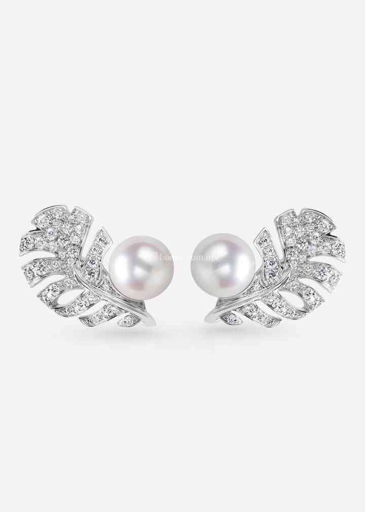 chanel earrings with pearls