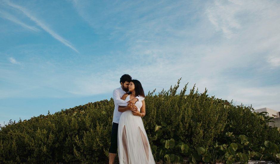 La boda de Felipe y Sophia en Cancún, Quintana Roo