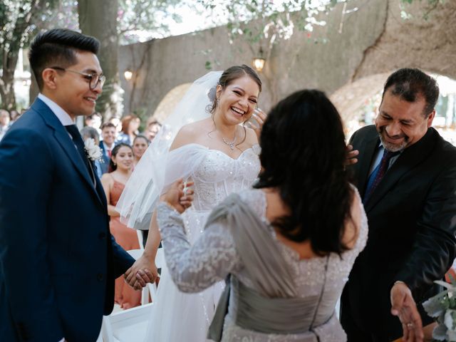 La boda de Ibsan y Joely en San Andrés Cholula, Puebla 42