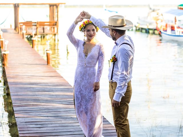 La boda de Lemmuria y Moni en Bacalar, Quintana Roo 22