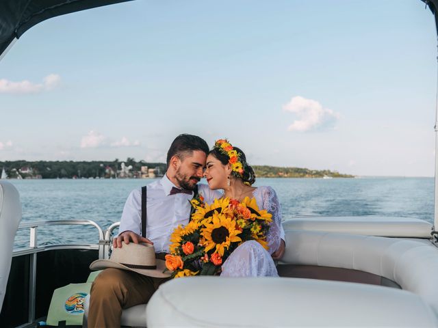 La boda de Lemmuria y Moni en Bacalar, Quintana Roo 30