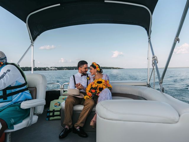 La boda de Lemmuria y Moni en Bacalar, Quintana Roo 32