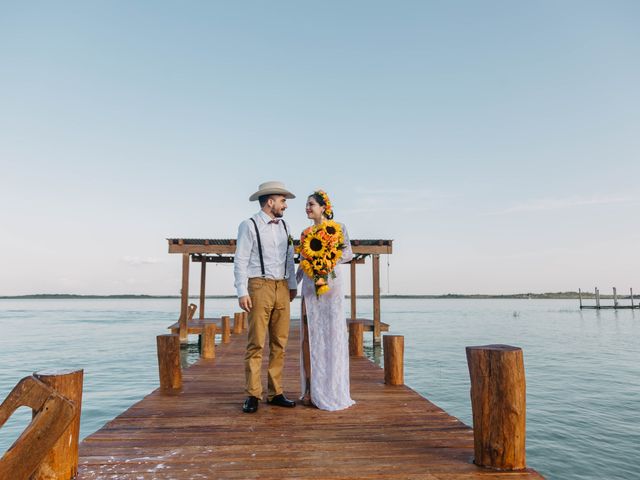 La boda de Lemmuria y Moni en Bacalar, Quintana Roo 40