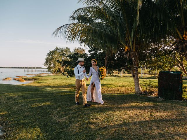 La boda de Lemmuria y Moni en Bacalar, Quintana Roo 43