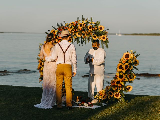 La boda de Lemmuria y Moni en Bacalar, Quintana Roo 65