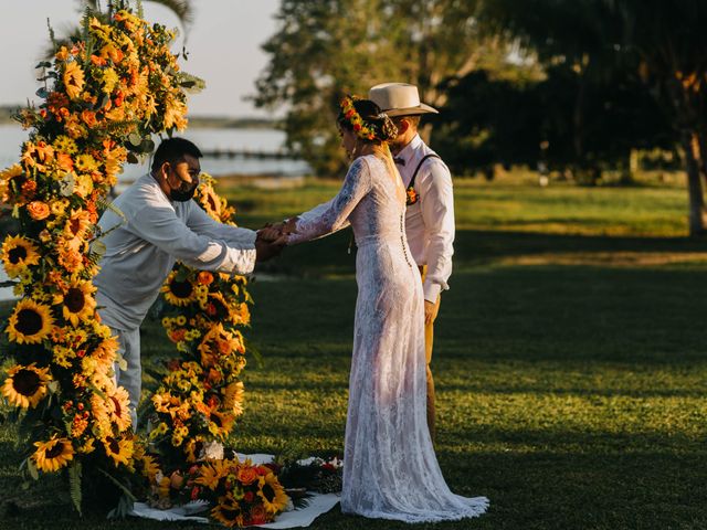 La boda de Lemmuria y Moni en Bacalar, Quintana Roo 66