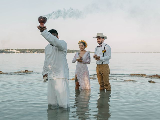 La boda de Lemmuria y Moni en Bacalar, Quintana Roo 90