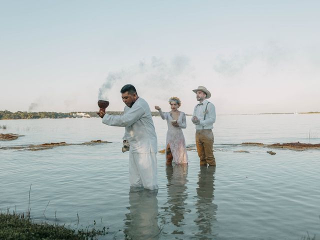 La boda de Lemmuria y Moni en Bacalar, Quintana Roo 92