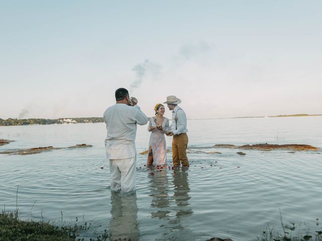 La boda de Lemmuria y Moni en Bacalar, Quintana Roo 98