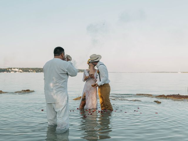 La boda de Lemmuria y Moni en Bacalar, Quintana Roo 99