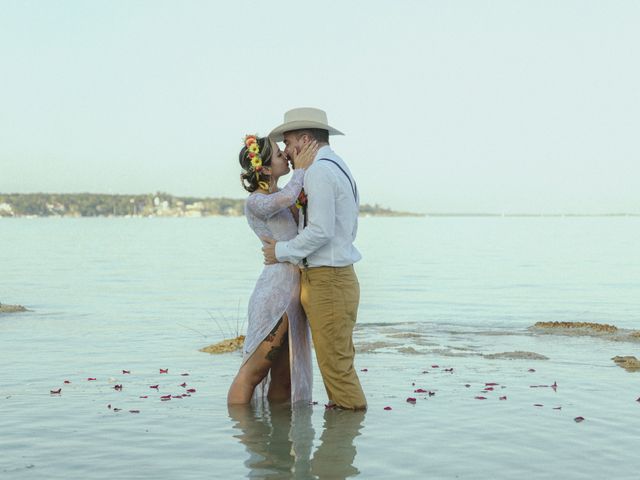 La boda de Lemmuria y Moni en Bacalar, Quintana Roo 100