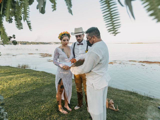 La boda de Lemmuria y Moni en Bacalar, Quintana Roo 102