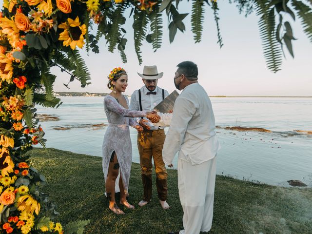 La boda de Lemmuria y Moni en Bacalar, Quintana Roo 103