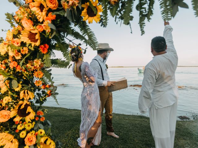 La boda de Lemmuria y Moni en Bacalar, Quintana Roo 106