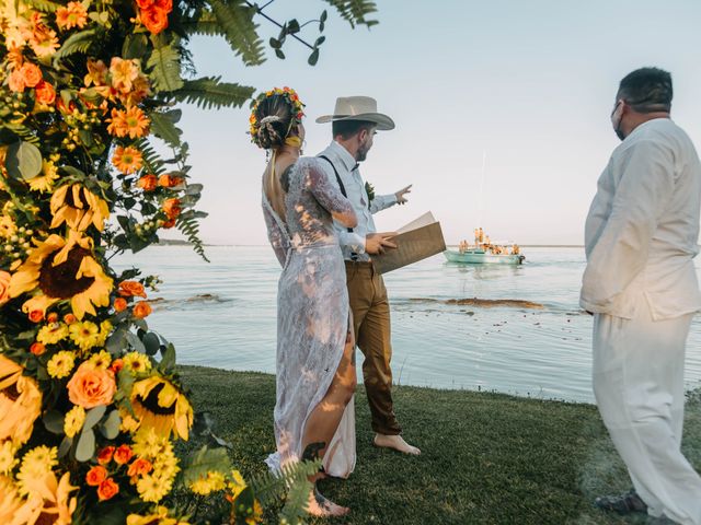 La boda de Lemmuria y Moni en Bacalar, Quintana Roo 107