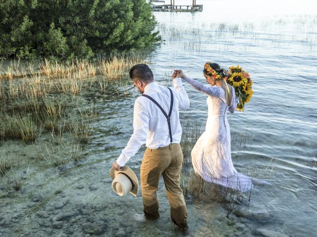 La boda de Lemmuria y Moni en Bacalar, Quintana Roo 111