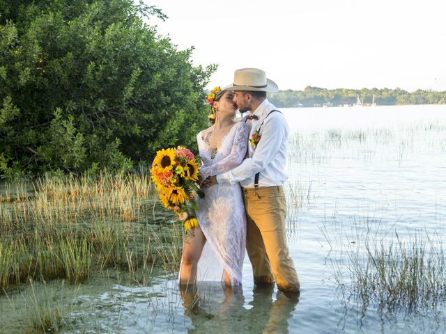 La boda de Lemmuria y Moni en Bacalar, Quintana Roo 112