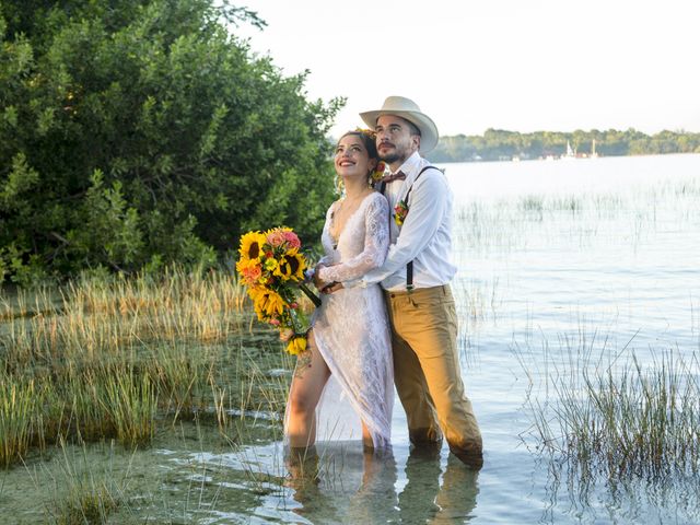 La boda de Lemmuria y Moni en Bacalar, Quintana Roo 113