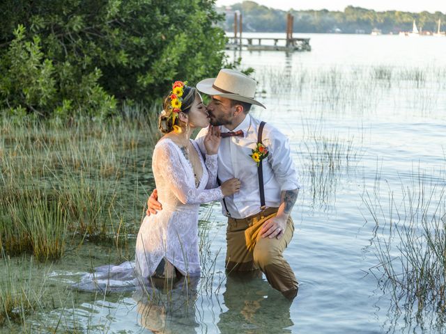 La boda de Lemmuria y Moni en Bacalar, Quintana Roo 114