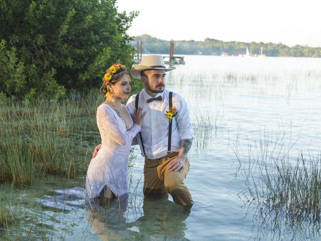 La boda de Lemmuria y Moni en Bacalar, Quintana Roo 115