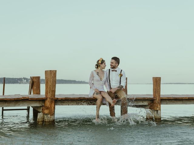 La boda de Lemmuria y Moni en Bacalar, Quintana Roo 121