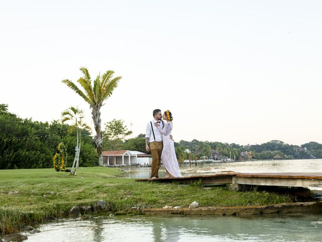 La boda de Lemmuria y Moni en Bacalar, Quintana Roo 124