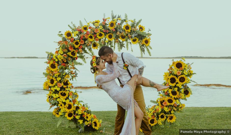 La boda de Lemmuria y Moni en Bacalar, Quintana Roo