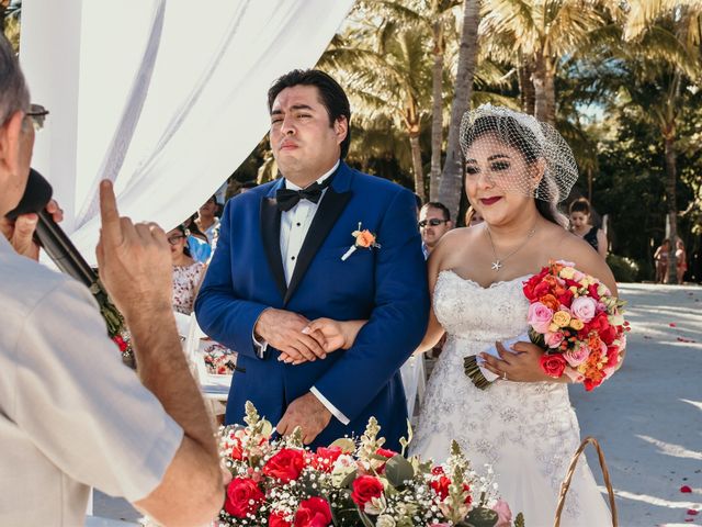 La boda de Néstor y Cristal en Playa del Carmen, Quintana Roo 44