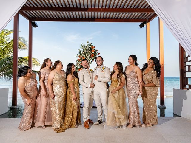 La boda de Guillermo y Jared en Puerto Morelos, Quintana Roo 40