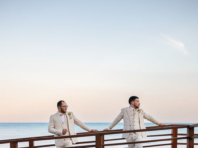 La boda de Guillermo y Jared en Puerto Morelos, Quintana Roo 46