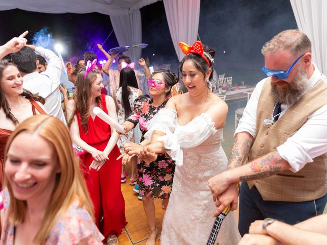 La boda de David y Diana en Bernal, Querétaro 209