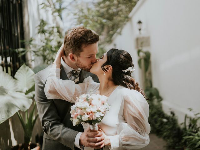 La boda de Estefanía y Lawrence