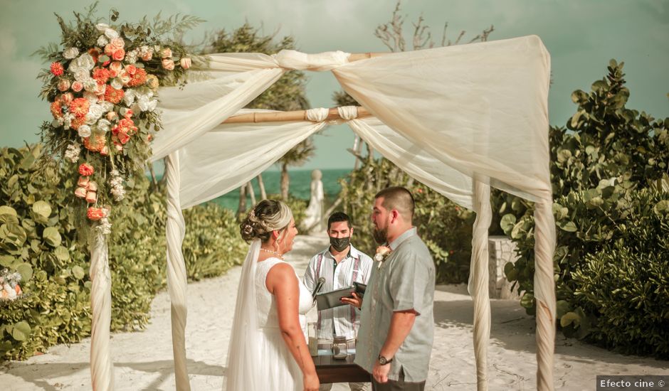 La boda de Edgar y Iza en Playa del Carmen, Quintana Roo