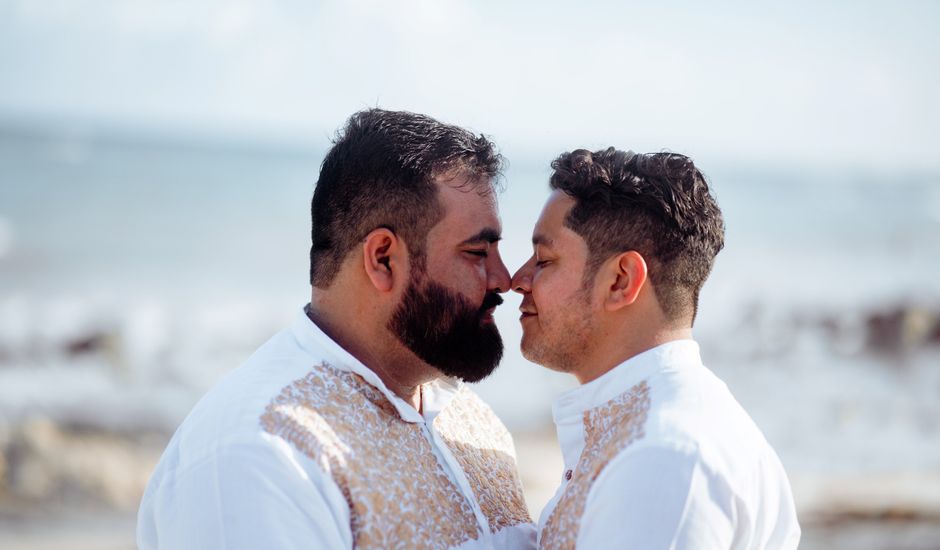 La boda de Israel y Luis en Playa del Carmen, Quintana Roo