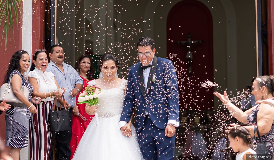 La boda de Miguel y Geraldine en Colima, Colima